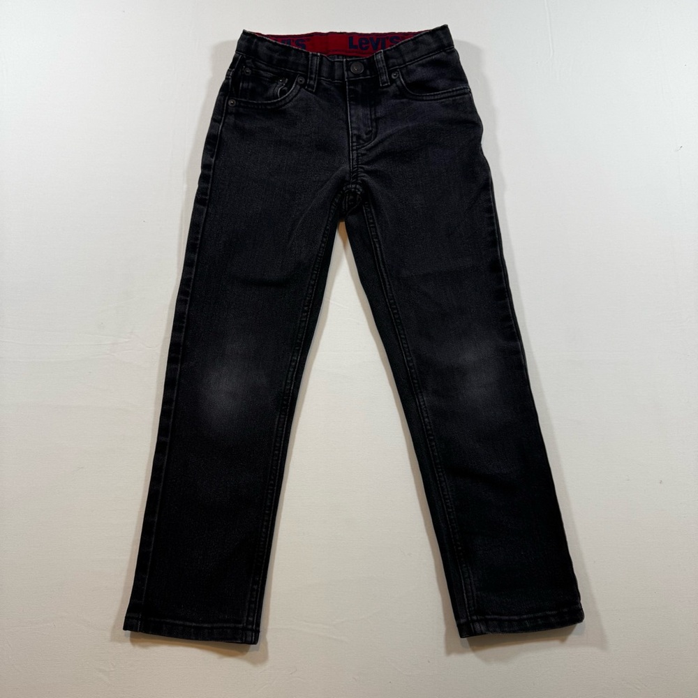 Levi’s Levis 511 Slim Fit Boys Black Jeans Size‎ 7 Stretch Adjustable Waist